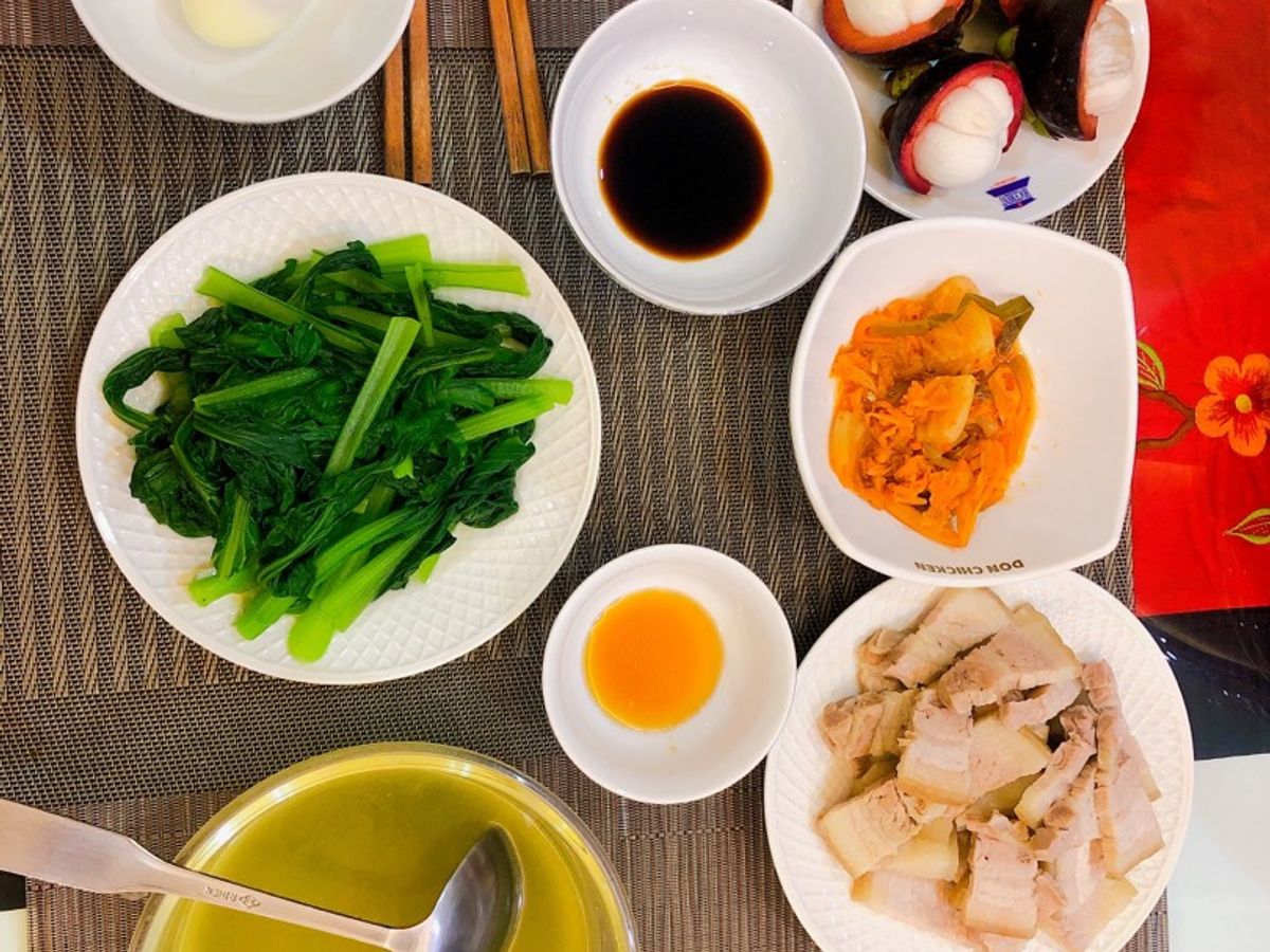 Mâm cơm nhỏ của Trang 52