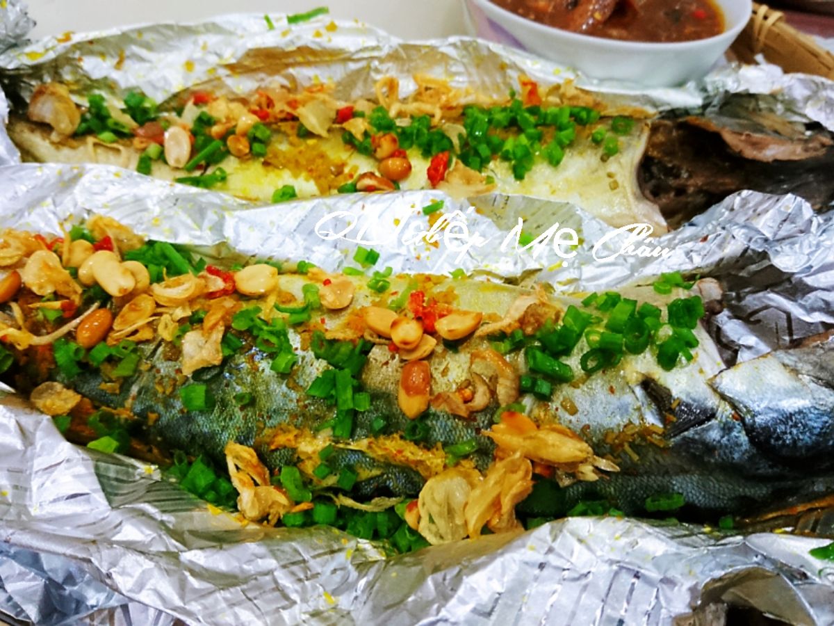 Cá sa ba nướng giấy bạc