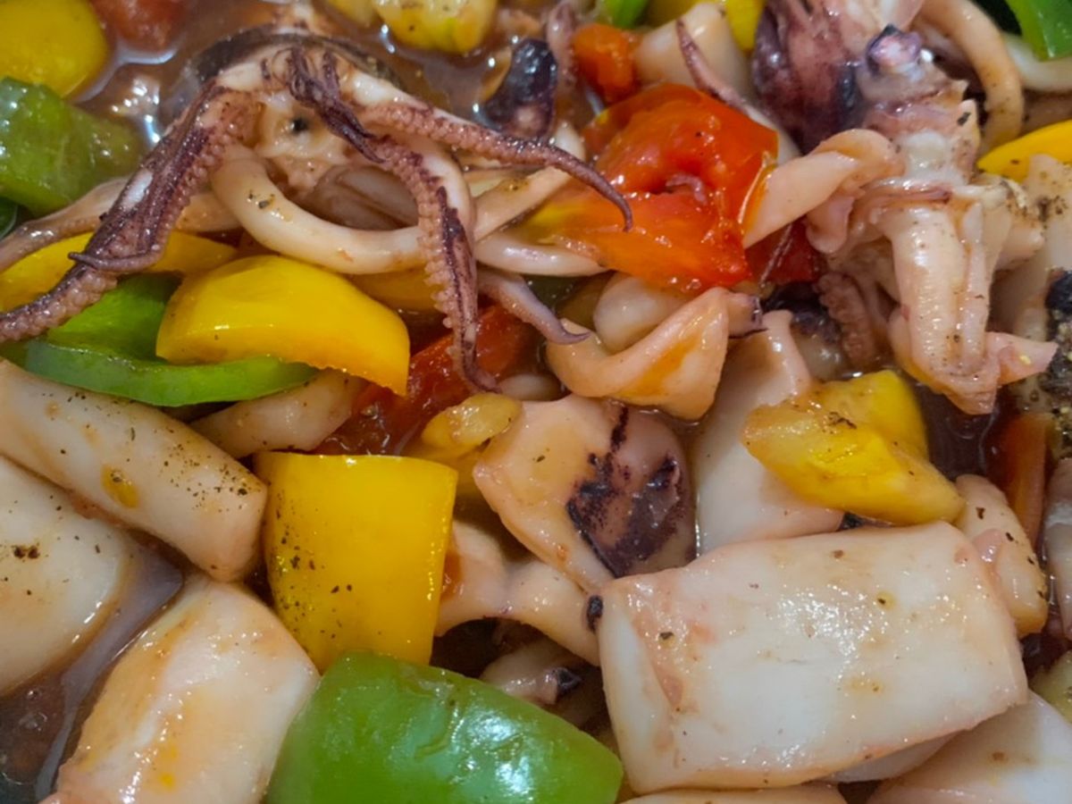 Mực xào chua ngọt