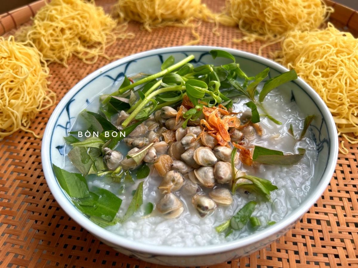 Cháo Hến Rau Đắng