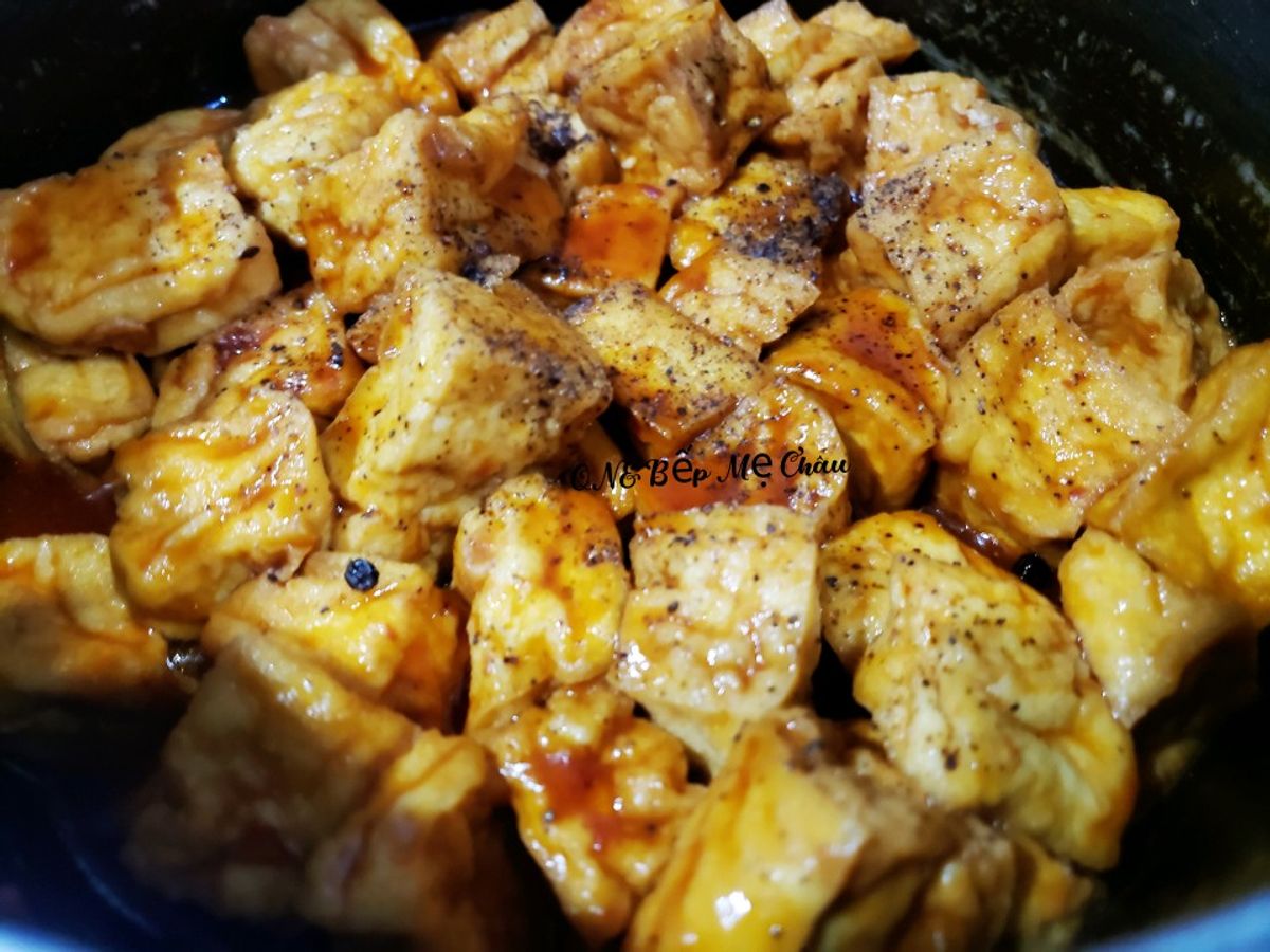 Đậu hũ kho cà chua